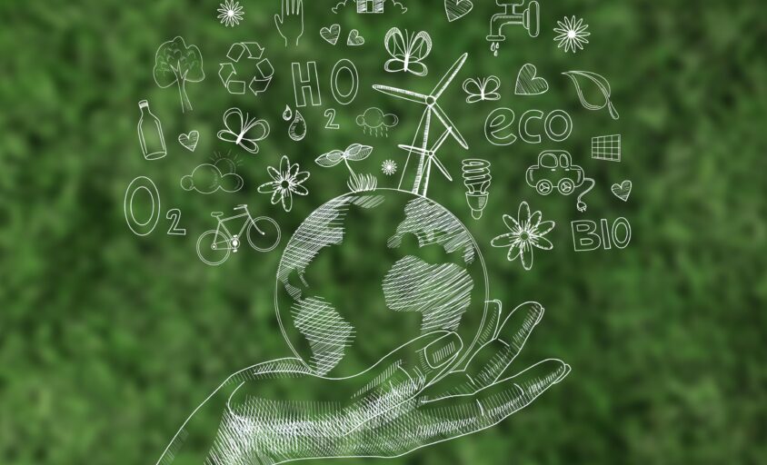 ecran numerique avec journee de l environnement